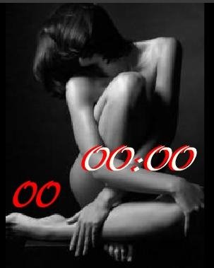 ЧБ цифр часы