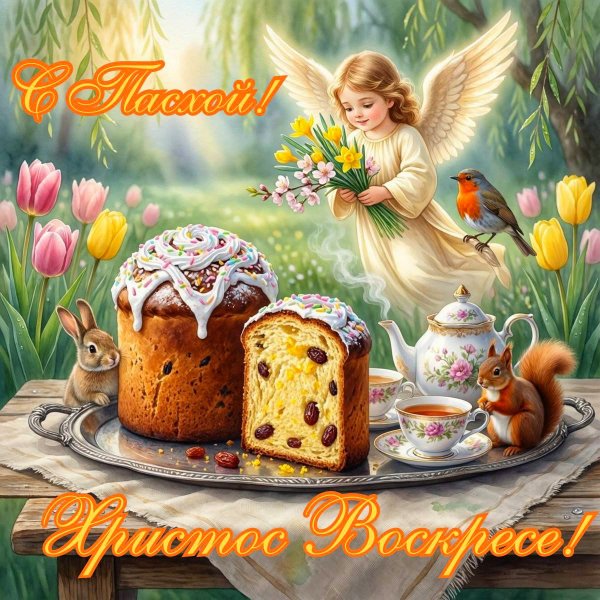 С Пасхой