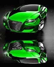 Зеленая ауди АНИМАЦИЯ