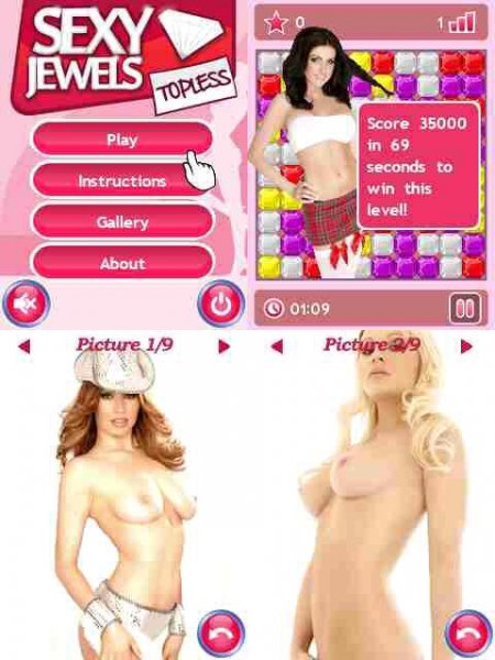 Sexy Jewels Topless SE 128x160 k500