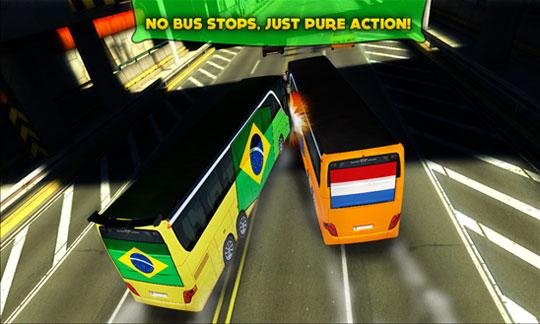 Soccer Team Bus Battle