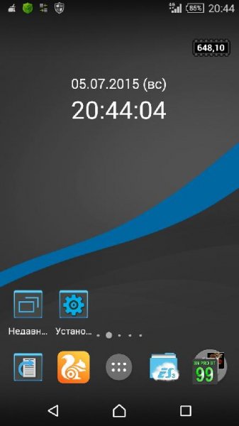 DarkLollipop Blue Theme L KK v1.1.1