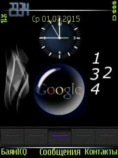 Google clock анимация
