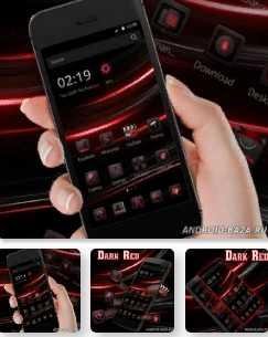 Dark Red HD Theme v 1.1.5