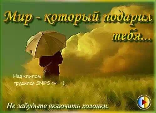 Мир который подарил тебя