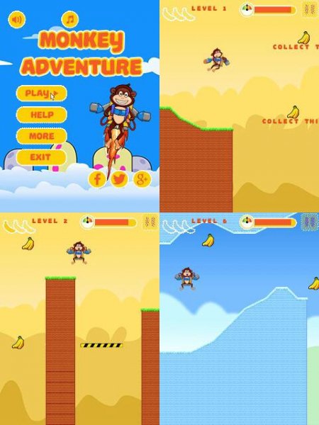 Monkey Adventure 240x400