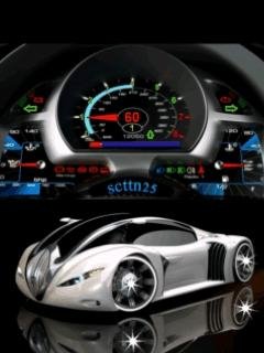 super car спидометр анимация