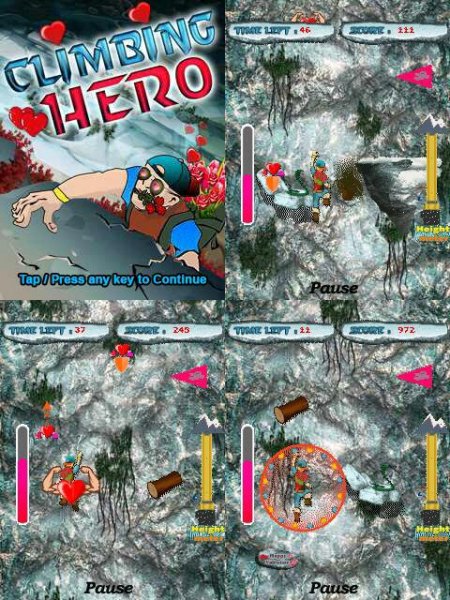 Climbing Hero 128x160