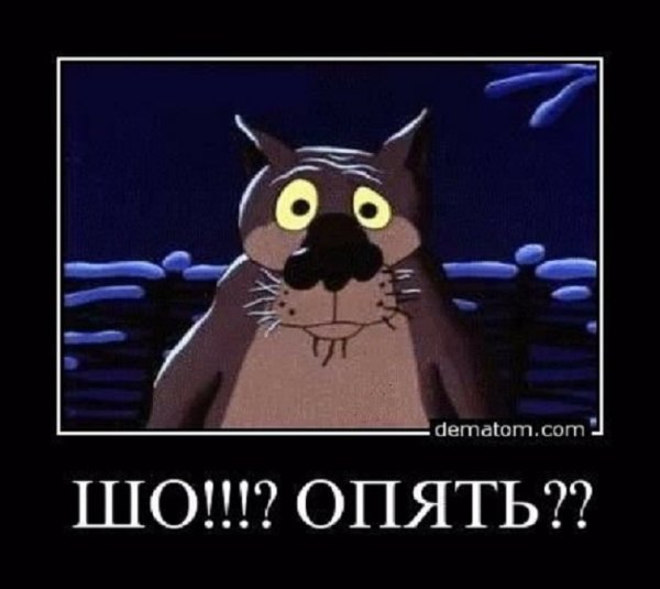 Шо. Опять.