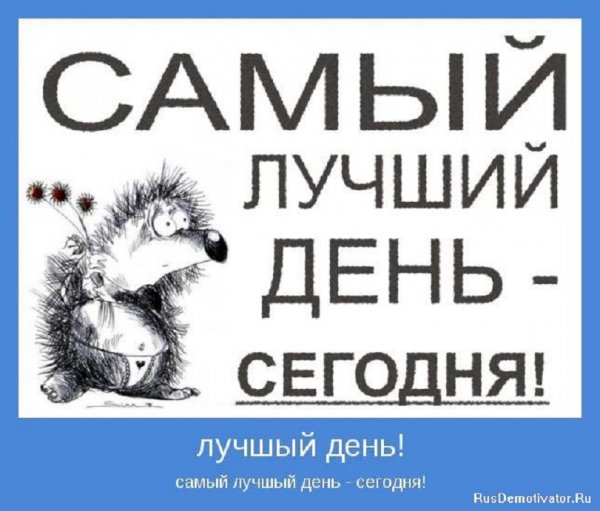 Самый лучший день сегодня