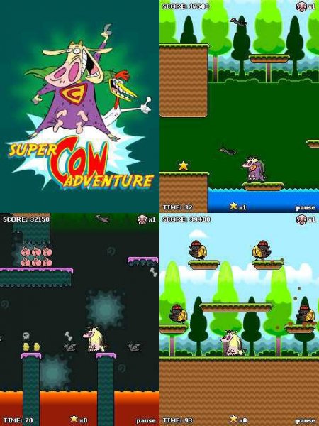 Super Cow and Chicken Sie 132x176 S65