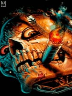 Skull color череп анимация