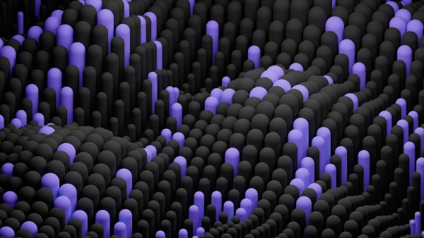 Purple-black-cylinders-graphics-texture