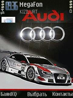Animated sports audi silver