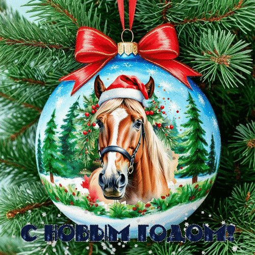 Анимированная открытка с новым годом (4)