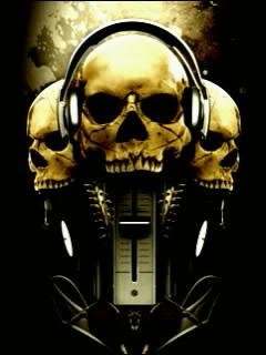 King skull music череп анимация