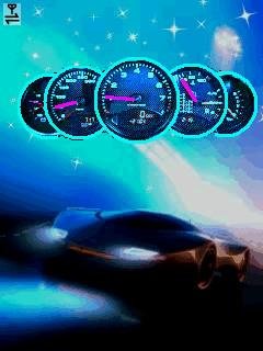 Concept car спидометр тахометр анимация