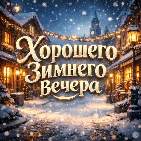 Хорошего зимнего вечера