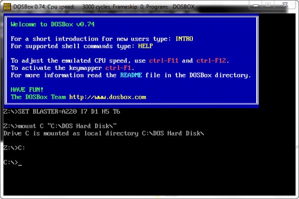 DOSBox 0.74