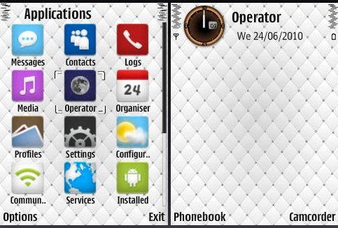white soft icons