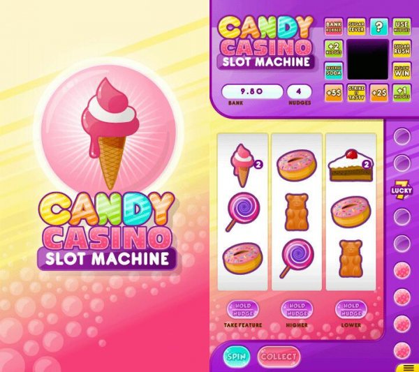 Candy Casino Slot Machine 360x640 N97