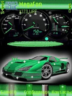 Turbo car спидометр анимация
