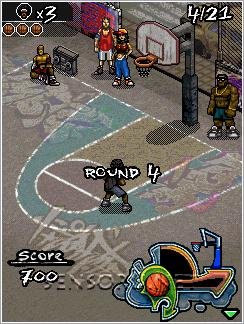 Street Basketball Challenge 240x320(sens
