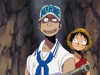 One Piece 196 - Luffy Flashes Peace