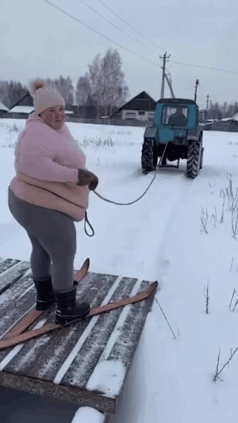 Суровая русская женщина