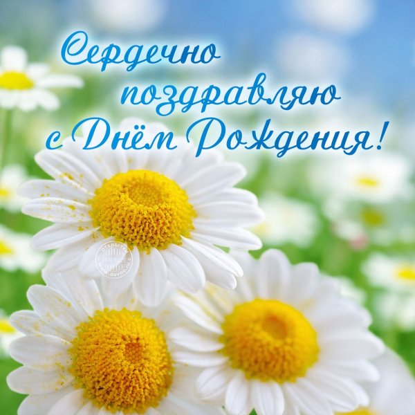 Сердечно поздравляю с днём рождения!