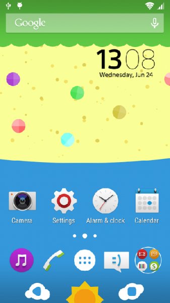 Summer Xperia Theme v1.0
