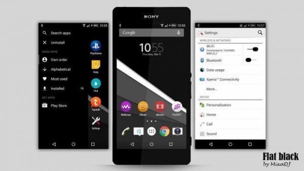 Xperia Flat black v1.1.0
