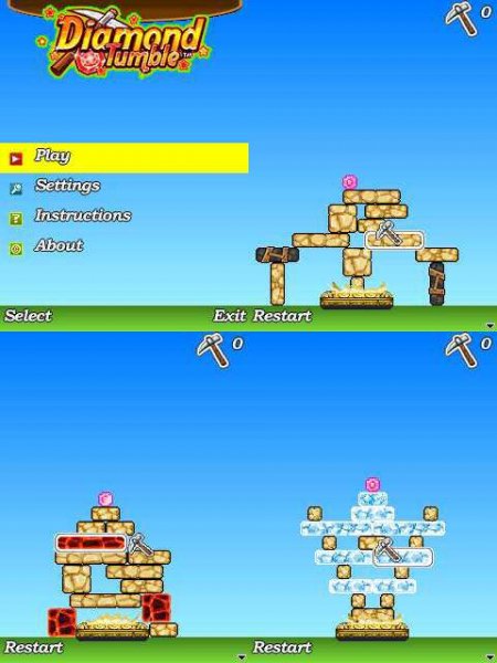 Diamond Tumble 240x320 N95