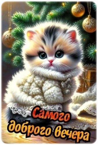 Открытка добрый вечер (6)