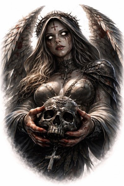 Ангел с черепом