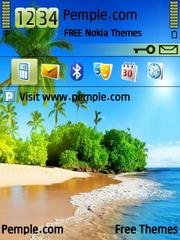 Tropical Caribbean Island