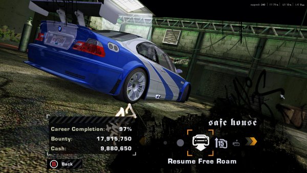 Сохранения Игры Need For Speed Most Wanted (2005) Redux v3