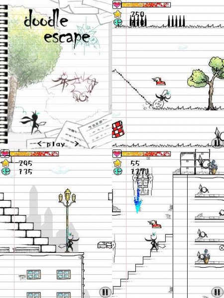 DoodleEscape 128x160