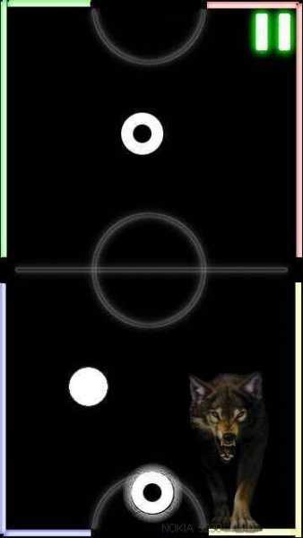 Аэро Хоккей черный неон