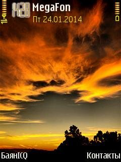 Orange Оранжевый закат красота