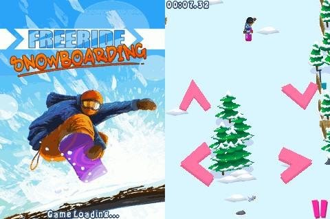 Freeride Snowboarding 240x400