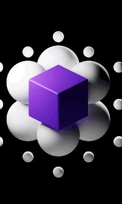 Анимированный куб