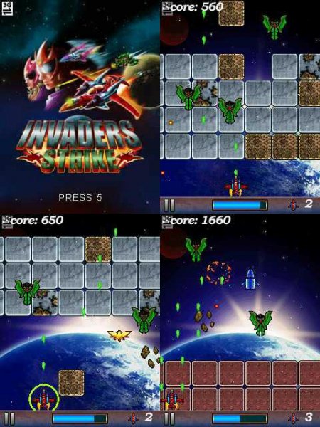 Invaders Strike 240x320 SE K800i