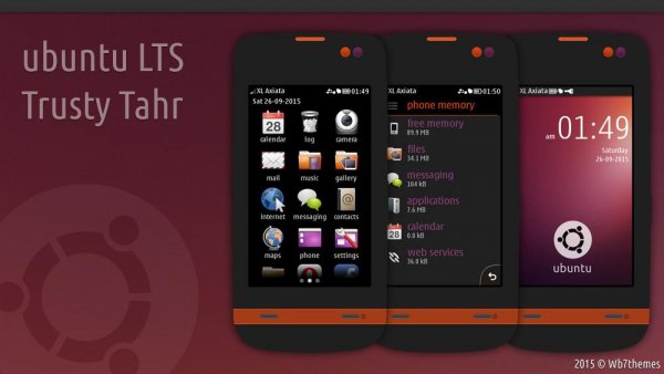 UBUNTU Style Nokia Asha 311 240x400