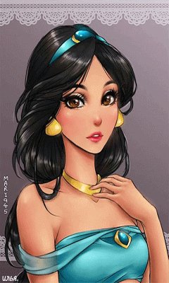 Принцесса Жасмин из мультфильма Аладдин-