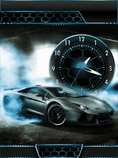 Lamborghini car флэш часы
