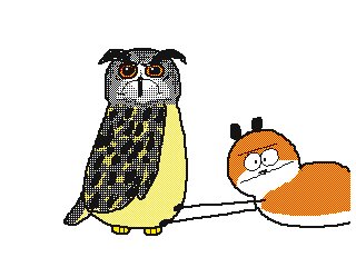 Филин и кот