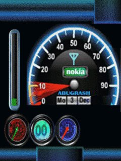 Blue speedmeter спидометр