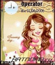 animated-girl-3-Nokia-Theme