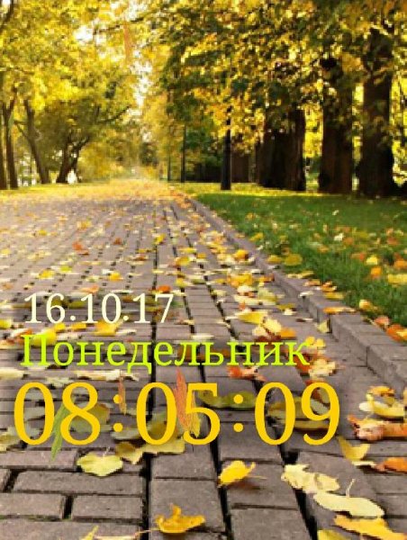 Осенняя аллея